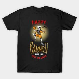 Halloween  Skeleton Muay Thai T-Shirt